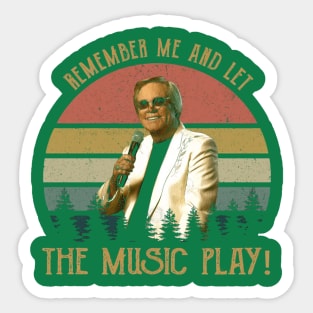 Remember Me And Let The Music Play Love Sticker